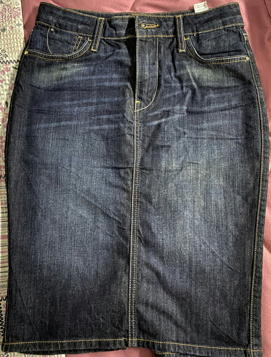 Vintage original guess skirt-Dark jeans-28