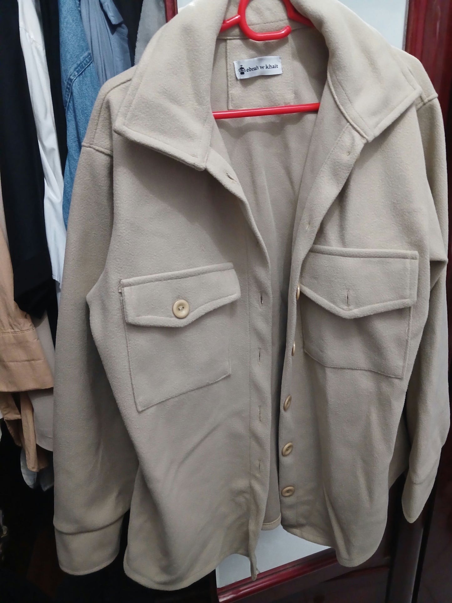 jacket-Beige-Free size