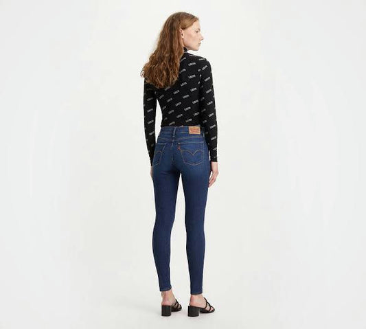 Skinny low waist jeans-Blue-Small