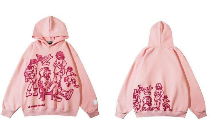 Hoodie-Pink-S