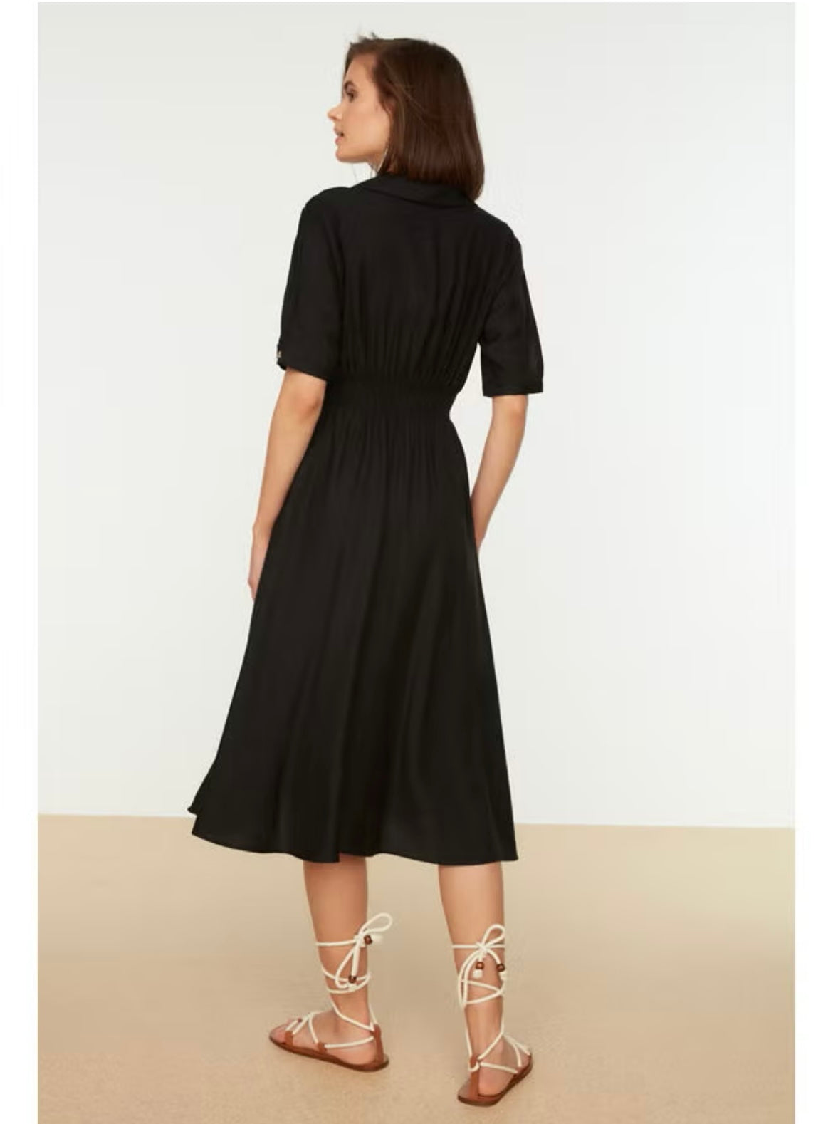 Black Women Dress-Black-Xs