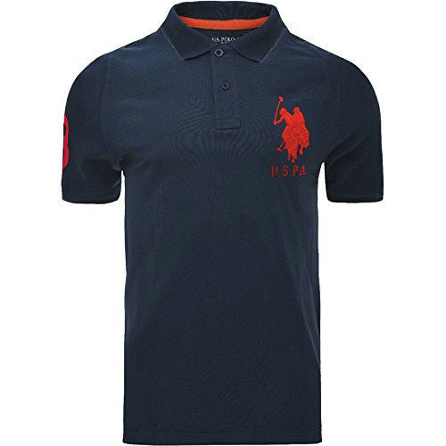 Basic regular Polo T-Shirt-Navy-Medium