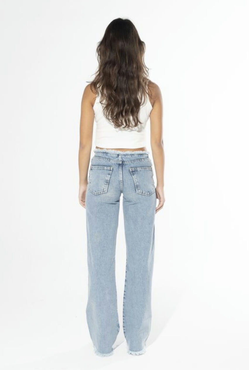 NO WAIST pants-Blue-38