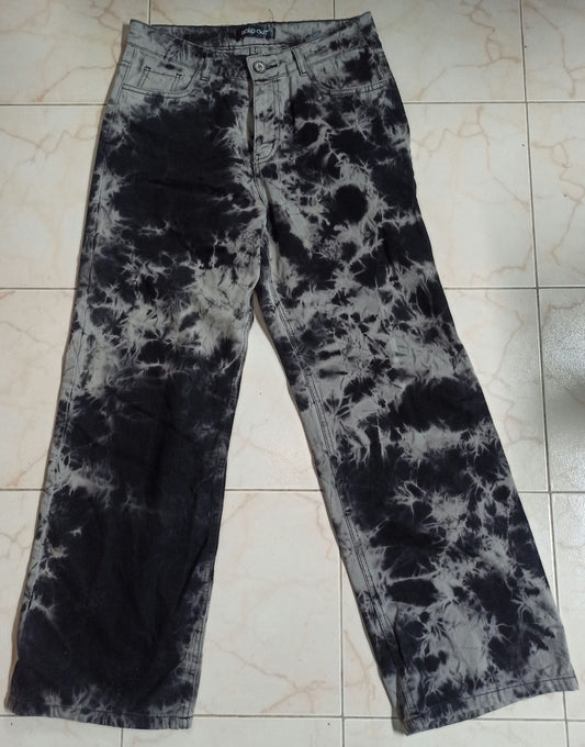 Jeans-Black/white-32