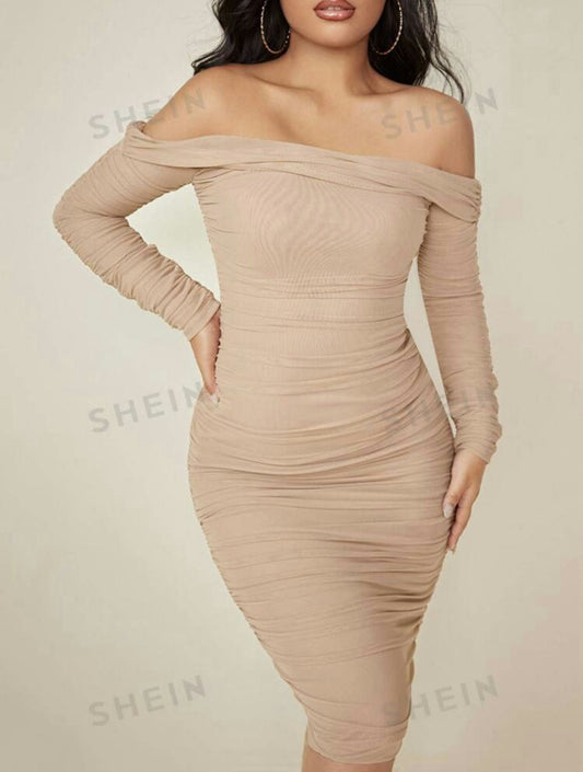 Dress-Beige-M