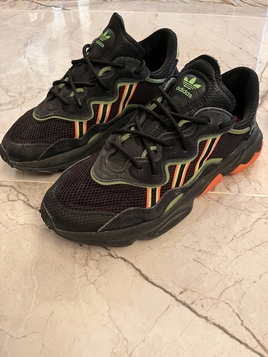 Adidas Ozweego -Black/Orange/Green -42 2/3