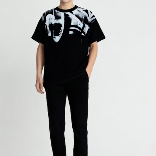 T-shirt-Black-M oversized