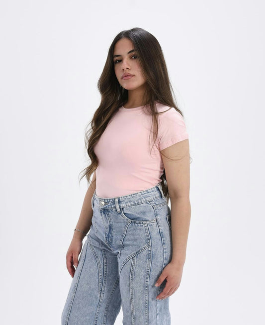 Basic top-Pink-Large