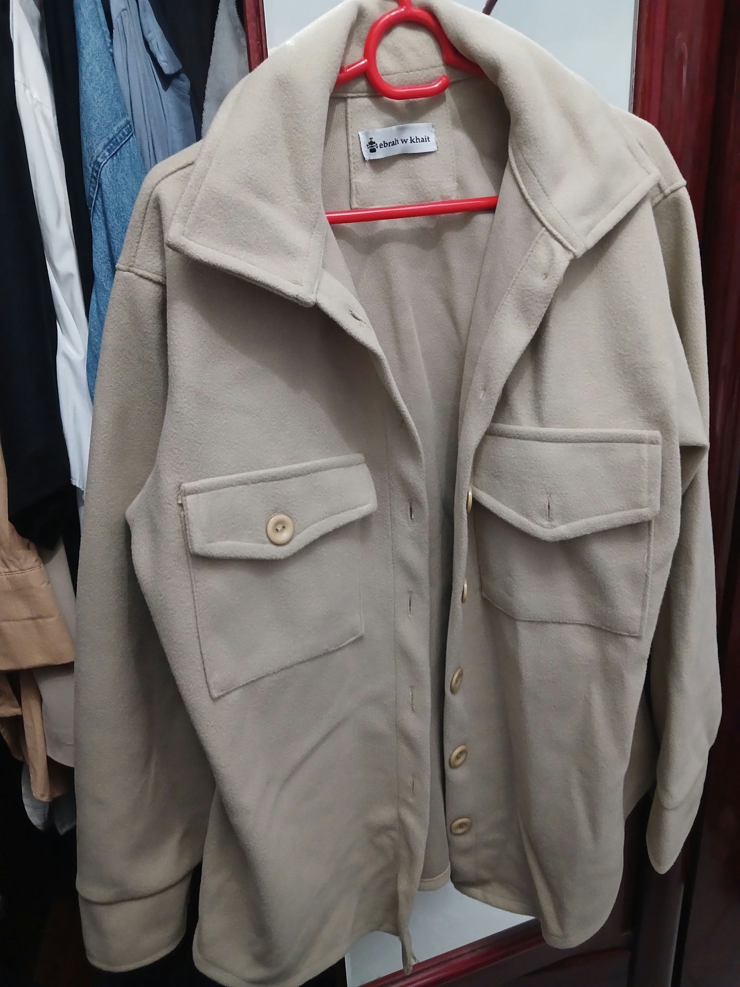 jacket-Beige-Free size