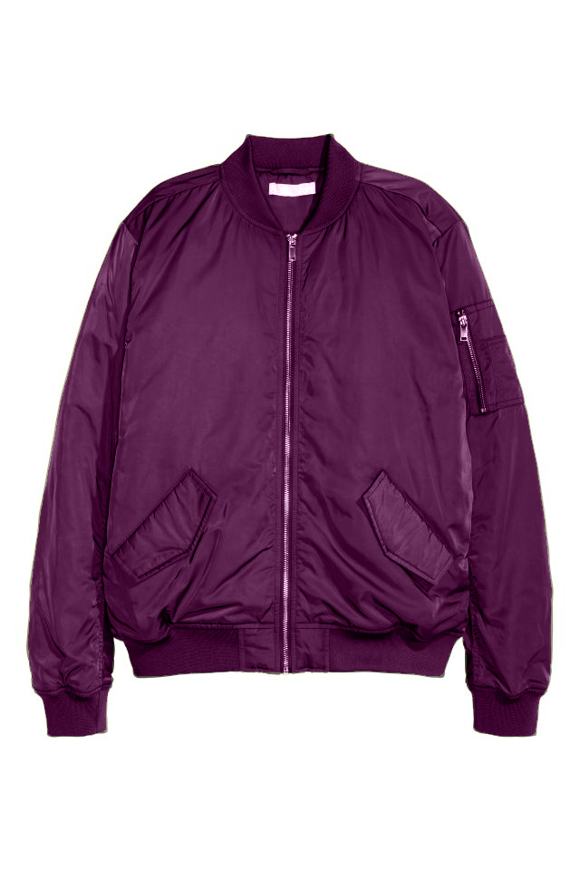 Oversized Jacket-Burgundy -XL