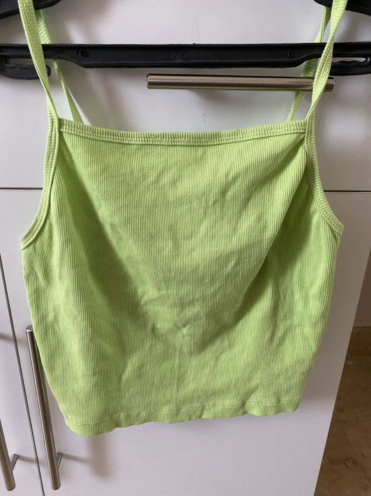 Basic green top for summer-Green-Xl