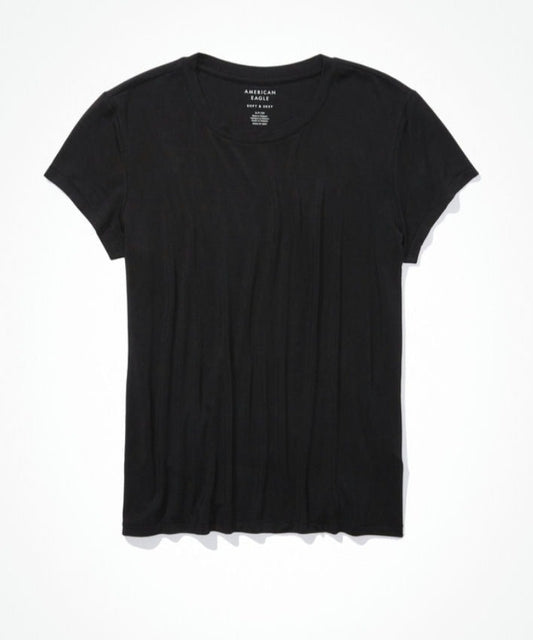 Soft t-shirt-Black-Medium