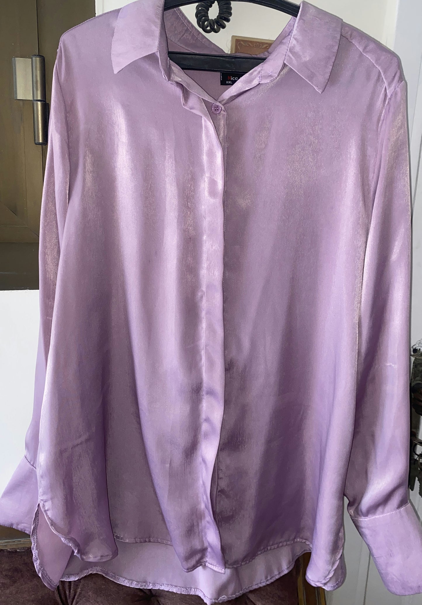 Stan blouse-Lavender-Xxl  from 70 to 100 kilo