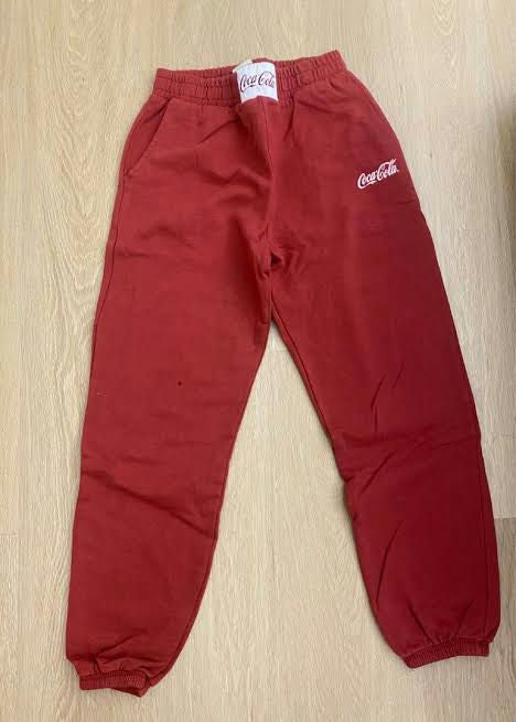 Sweatpants-Red-S